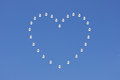 Free Drops Of Melt Water In Form Of Heart Stock Image - 18911121