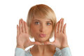Free Face Expression Of Blond Girl Stock Photos - 1905123
