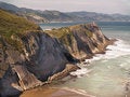 Free Geologic Folds In Zumaias Beach Stock Images - 1905714