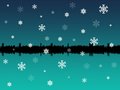 Free Winter Skyline Stock Photography - 1907692