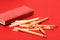 Free Red Matches With Box On Red Stock Images - 1904094