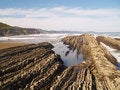 Free Geologic Folds In Zumaias Beach Royalty Free Stock Photography - 1913147