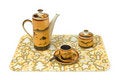 Free Cup, Teapot, Sugar Bowl On Tray Royalty Free Stock Images - 1916769
