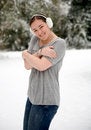 Free Girl Feeling Cold Wearing Earmuffs Stock Images - 1921074