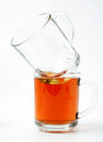 Free Twoo Glass Mugs And Black Tea Stock Images - 1934884