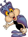 Free Violet Clever Bug Royalty Free Stock Photography - 1946597