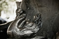 Free Bronze Statue Of The Swan Royalty Free Stock Photos - 19568888