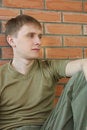 Free The Man Looks In A Distance Stock Photography - 1962672