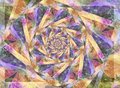 Free Blue Yellow Scrapbook Paper Swirl Spiral Texture Royalty Free Stock Images - 1965549