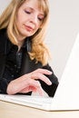 Free Typing On A White Laptop Stock Images - 1969394