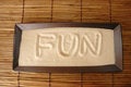 Free Fun Written Royalty Free Stock Image - 1969626