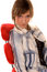 Free Attractive Girl On The Chair Royalty Free Stock Photography - 1962357