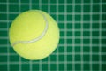 Free Tennis Ball On A Grid Stock Photo - 19743600
