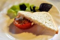 Free Baked Tomato With Toast Royalty Free Stock Image - 19781536