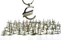 Free Euro Currency Symbol On Drawing Pins Stock Photography - 1982282