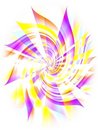 Free Purple Yellow Spiral Whirlpool Royalty Free Stock Photography - 1983217