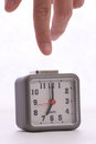 Free Turning Off Alarm On The Alarm Clock Stock Images - 1999544