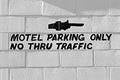 Free Motel Parking Only Royalty Free Stock Image - 207166