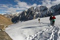 Free Men, Mountains And Glacier. Royalty Free Stock Images - 2007109