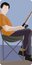 Free Fisherman Illustration Royalty Free Stock Image - 2003136