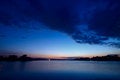 Free River Night Scenery Royalty Free Stock Image - 20053826