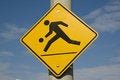 Free Caution Sign Showing That Children Play Here Royalty Free Stock Photo - 2014335