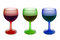 Free Three Colorful Glasses With Wine Royalty Free Stock Photo - 2025955