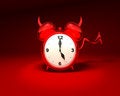 Free Evil Alarm Clock Royalty Free Stock Image - 2035106