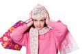 Free Pretty Girl With Shopping Bags Stock Image - 2042781