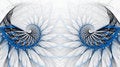 Free Border/Business Graphic - Black Blue Infinate Loops Royalty Free Stock Photos - 2064078