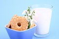 Free Cookie Nad Milk Royalty Free Stock Image - 2068726
