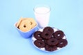 Free Cookie Nad Milk Stock Photography - 2068832