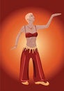 Free Belly Dancer Royalty Free Stock Photo - 2069315
