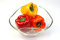 Free Three Bell Peppers In A Bowl Royalty Free Stock Images - 2072909