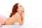 Free Beauty Redheaded Girl Topless Stock Photography - 2079482