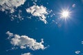 Free Sun Shining Down From A Clouded Sky Royalty Free Stock Photography - 20823097