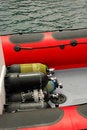 Free Oxygen Tanks On A Boat Royalty Free Stock Images - 2091069