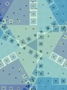 Free Blue Squares Blocks Pattern Royalty Free Stock Image - 2092916