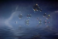 Free Abstract Spooky Dark Bubble Background Stock Photos - 2095253