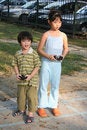 Free Kids Playing Remote Control Car Royalty Free Stock Photo - 2102585