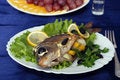 Free Second Course - Trout Shashlik Stock Image - 2106541
