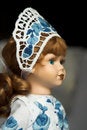 Free Doll In Folk Costume With Blue Royalty Free Stock Photography - 2116567