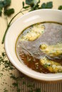 Free Tasty Bouillon With Noodle Stock Image - 2117091
