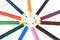 Free Coloured Pencils In A Circle Royalty Free Stock Images - 21126069