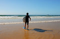 Free Surfer On Beach Royalty Free Stock Images - 2126739