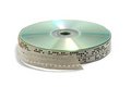 Free CD Covered With Punched Type  Royalty Free Stock Photos - 2132768