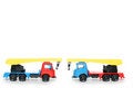 Free 2 Plastic Bedford Crane Trucks Stock Image - 2138451