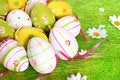 Free Closeup Of Several Easter Eggs Royalty Free Stock Images - 2138849