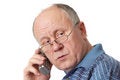 Free Senior Man On The Phone Stock Photo - 2147100