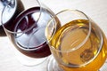 Free Three Colors Of Wine Royalty Free Stock Photography - 21468367